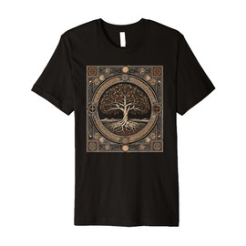 Cottagecore Elder Tree Pagan Paganism Tree of Magic Premium T-Shirt