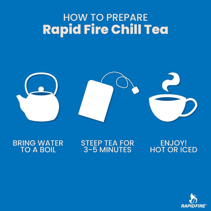Chill Tea, Soothing Blend, Promotes Relaxation, with Ashwagandha, Chamomile, Turmeric,