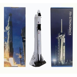 wltk SpaceX Dragon + STRONGBACK 1/233 Diecast Rocket Model Set (09)