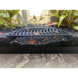 Lifewithpets Shrimp tunnel Shrimp Cave Shrimp Hide FREE Shipping 2 Colors  2 Shapes Available - Black 5 inch Halfmoon