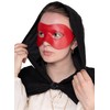 Andracor Venetian Mask - Colombina Liscia Red Venetian Leather Mask