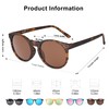 WISTON Polarized Round Sunglasses for Women & Men,Running Sunglasses Retro