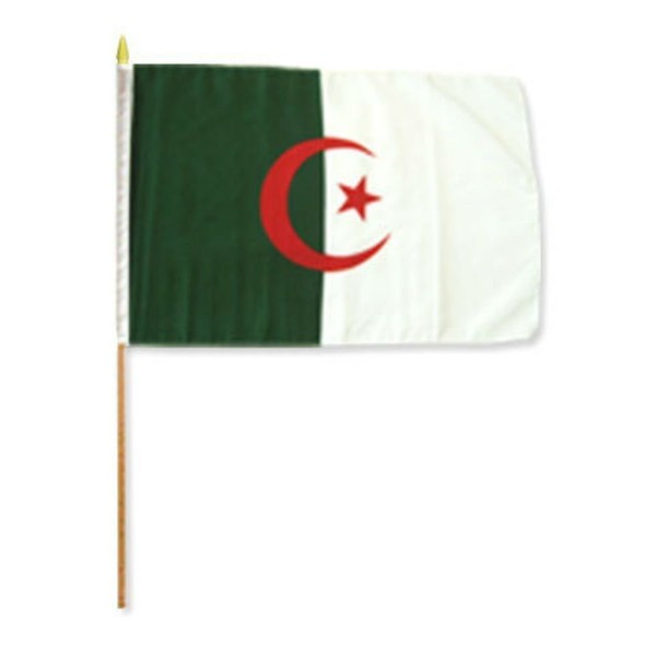 RFCO Algeria 12"x18" Stick Flag (6)