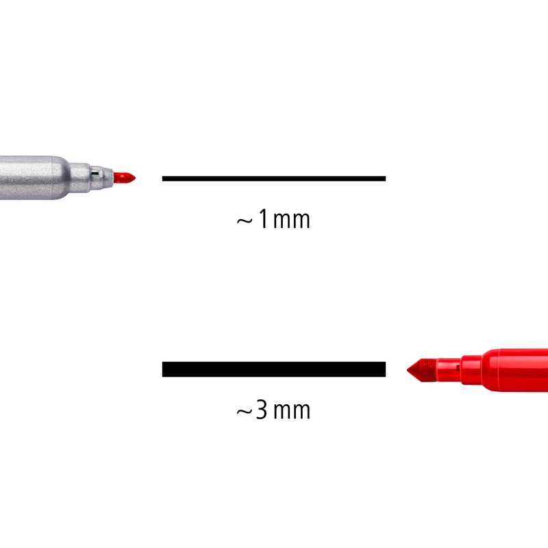 STAEDTLER 320 NWP10 Noris Club double fiber pens (sturdy, impression-proof