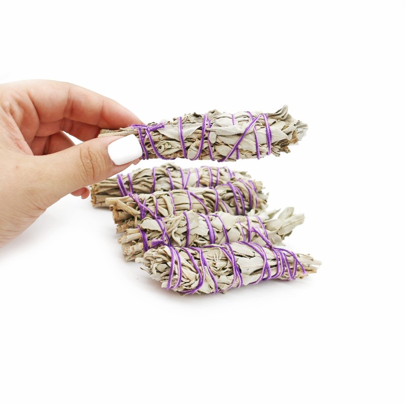 Soul Sticks 5 Pack Mini White Sage Smudge Smudging Sticks