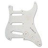 Golden Age Strat Pickguard for 3 Single-Coil Pickups, Relic White