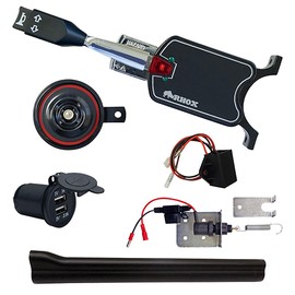 Red Hawk LGT-T2B4P Turn Signal Kit Compatible With/Replacement For Club Car Tempo and Precedent 12V Golf Carts