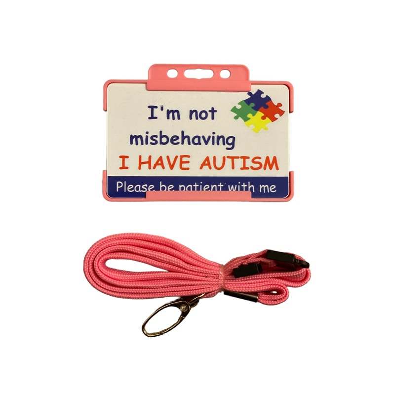 Im Not Misbehaving Autism Lanyard - Available in Seven Colours