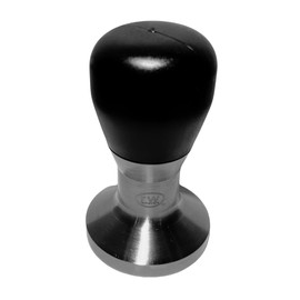 Rattleware Stainless Steel Angular Tamper - Premium Ergonomic Grip, Perfect for Espresso Machines, Consistent Grounds Packing & Durable Design (53mm)
