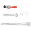 QWORK Auto Joint Banding Boot Axle Clamp Pliers with 20PCS