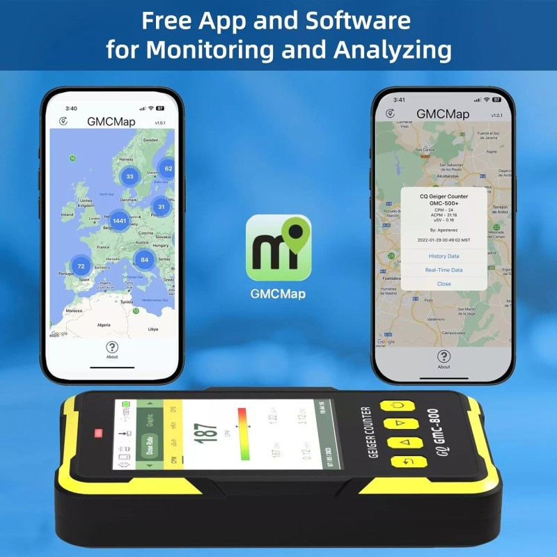 GQ GMC-800 Nuclear Radiation Detector USA Design Product US National