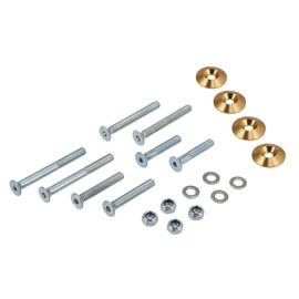 Set: CNC Senkscheiben für Stoßdämpfer/Federbein, Gold - für S51, S50, S70, S53, S83