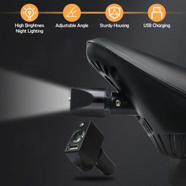 Electric Wheelchair Led Light Power Wheelchair Accessories, Universal Mounted LED Light for Wheelchairs 3 Pin XLR Head USB Charging Adjustable Angle LED Power Wheelchair Lighting Controller