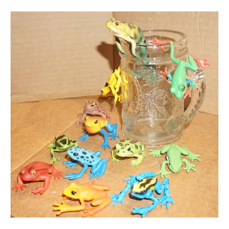 Wild Republic Frog Assortment (12) - PVC
