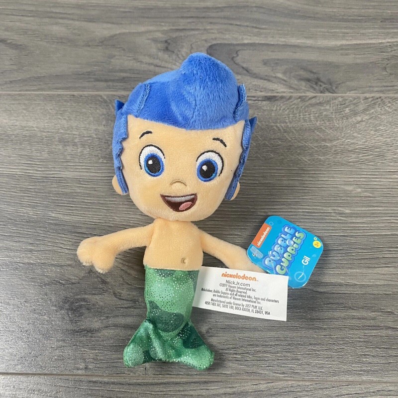 Nickelodeon Bubble Guppies Gil Plush 7" Toy NEW Rare Retired