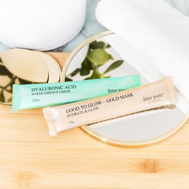 Ame Pure Hydrating Face Mask - Face Mask Set of 4 with Hyaluronic Acid - Make Your Skin Look Refreshed with Hydro Jelly Mask - Satisfying Moisturising Face Mask