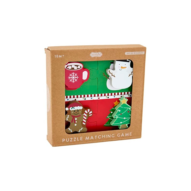 Mud Pie Kid's Holiday Puzzle Matching Game