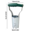 AIMALL Gardening Seedling Lifter Transplanter Tool – 8.7in Durable Zinc-Plated