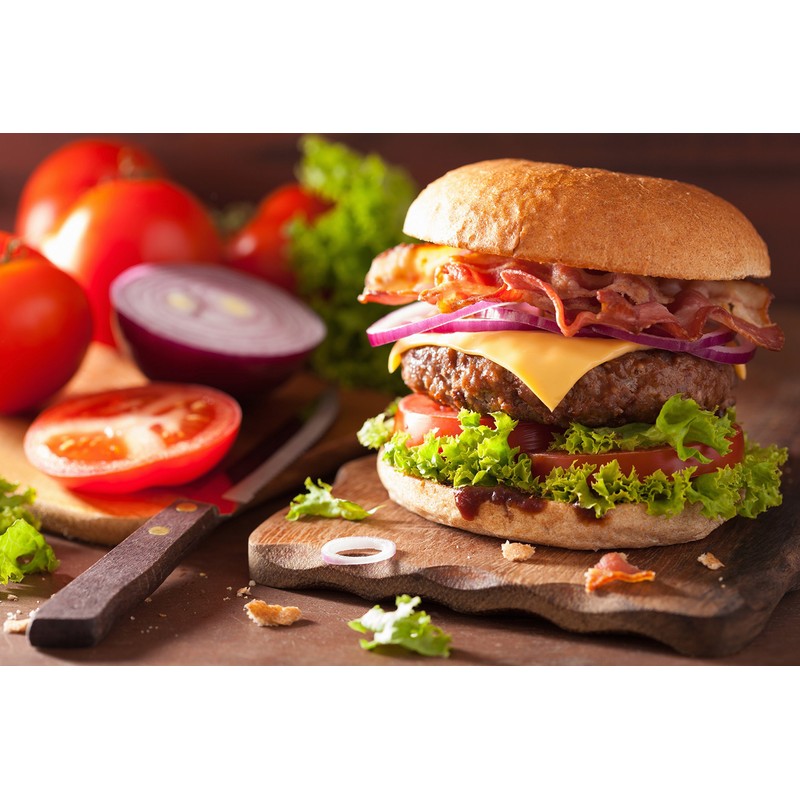 4" Burger Press / 8.5cm with 100g Seasoning Mix &