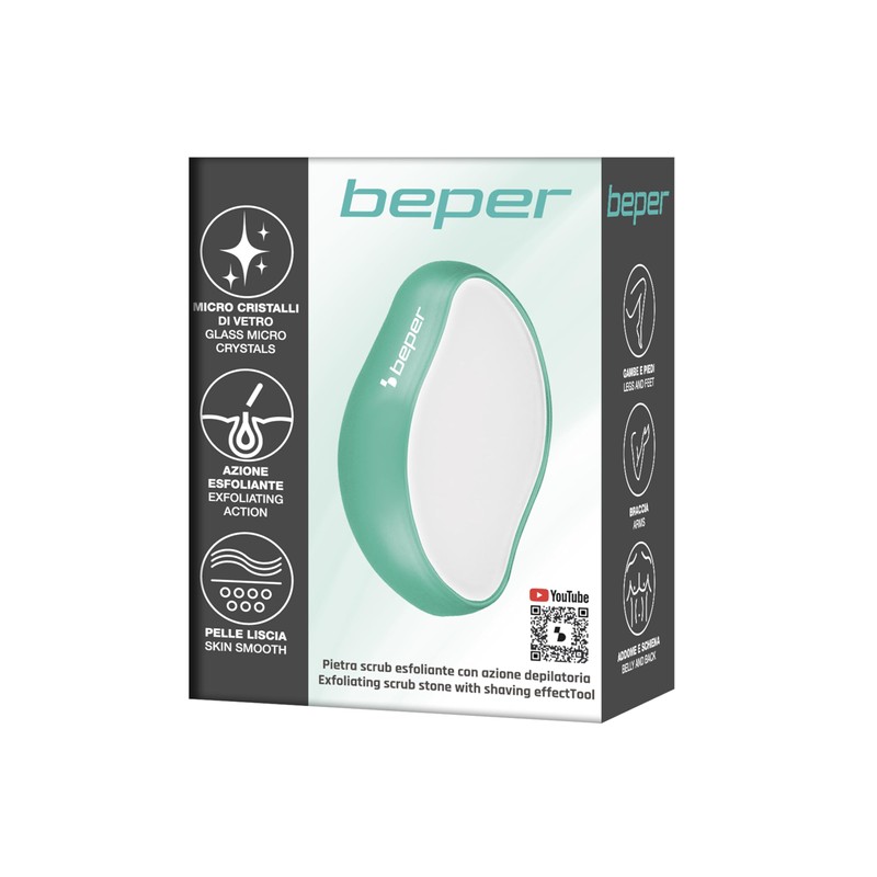 BEPER C301ABE200 Microglass Crystal Exfoliating Stone Suitable for All Skin