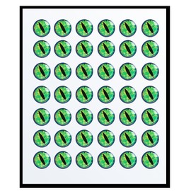 150 Pcs Green 3D 4D Soft Holographic Fishing Lure Jighead Eyes Crankbait Crafts Dolls DIY Materials Fly Tying Materials