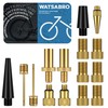 WATSABRO Bicycle Valve Adapter Set, Complete Bicycle Adaptor French Valve,