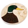 The Bridge Collection 4" Mallard Duck Coasters With Holder -