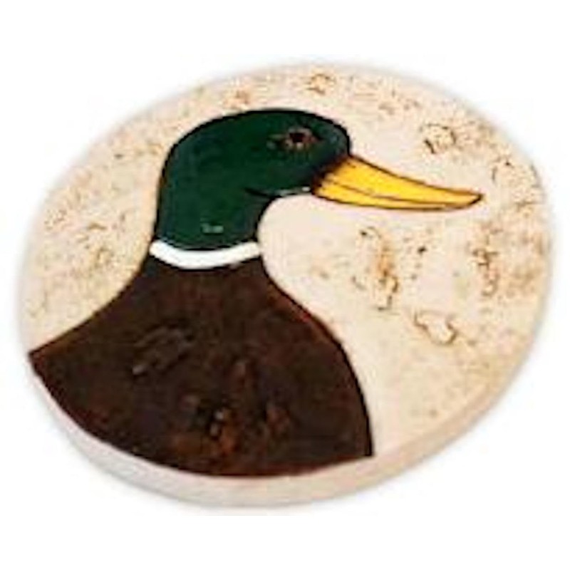 The Bridge Collection 4" Mallard Duck Coasters With Holder -