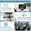 DoHonest Baby Car Camera 7-Inch: USB Plug and Play Easy
