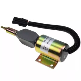 Unbranded Fuel Shutoff Solenoid RE516083 RE502474 for John Deere 160LC 200LC 230LC 270LC