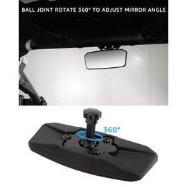 Maverick X3 Rear View Mirror, A & UTV PRO Panoramic Rearview Mirror,Convex Center Fits Can Am Maverick X3 XRS XDS Max Turbo R RR 2017-2023 Accessories