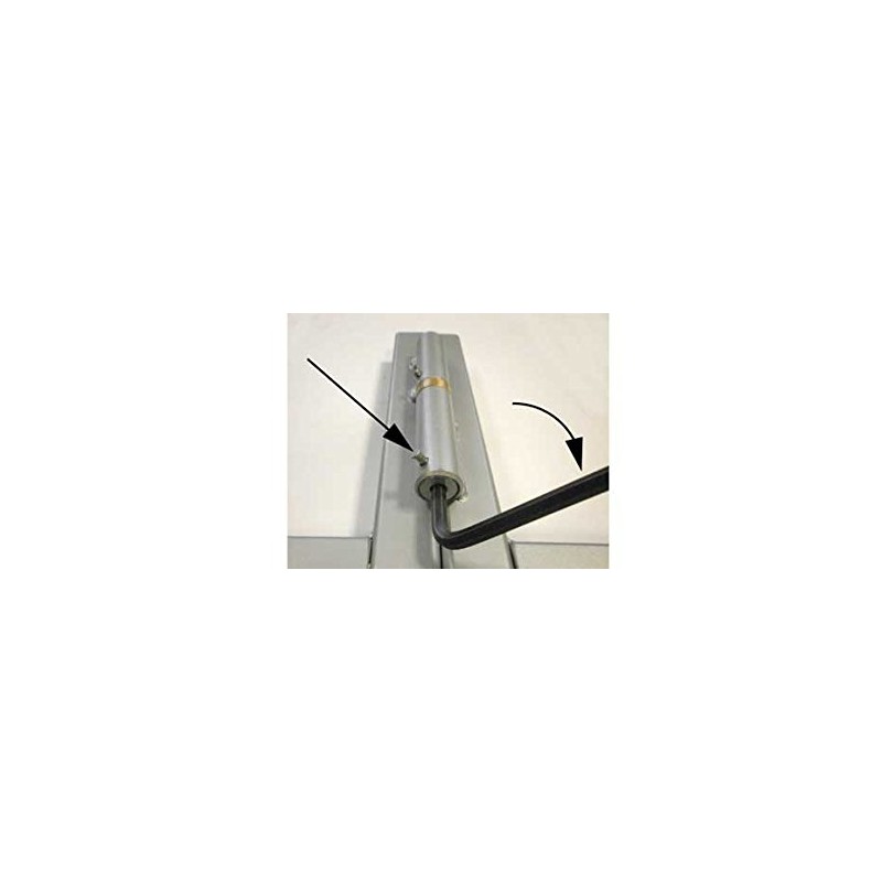 ATTAS Door Hinge for Welding, Galvanised Metal with Spring, 2