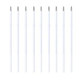 SHIMAIXJYY 100 pcs 0.7mm Black Color Ballpoint Pen Refill School Office Supplies