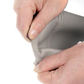 DOTCOM Front Door Armrest Leather Cover Compatible with Honda Pilot,Door Panels Armrest Cover Skin Left & Right 2009 2010 2011 2012 2013 2014 2015 (Grey)