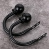 BSTKEY A Pair of Lightweight Metal Curtain Hooks - Retro