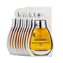 MIGUHARA Big 3 Step Glowing Mask Pack Origin 10 | Moisture Charge with Special Care