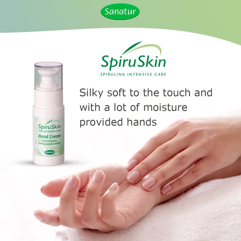 Sanatur SpiruSkin Hand Cream Pumpflasche 1er Pack (1 x 50
