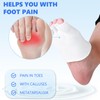 Gel-Lined Compression Toe Separator Socks,Toe Alignment Socks, Relieves Foot Pain