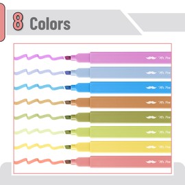 Mr. Pen- Aesthetic Highlighters, 8 Pack, Chisel Tip, Autumn Colors, Cute Highlighters Assorted Colors, Cute Highlighters for School Highlighters, Highlighter Set, Pastel Highlighters