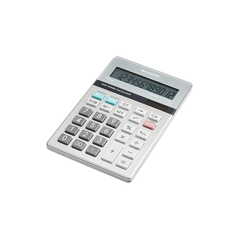 シャープ 実務電卓 EL-N412K-X ナイスサイズ