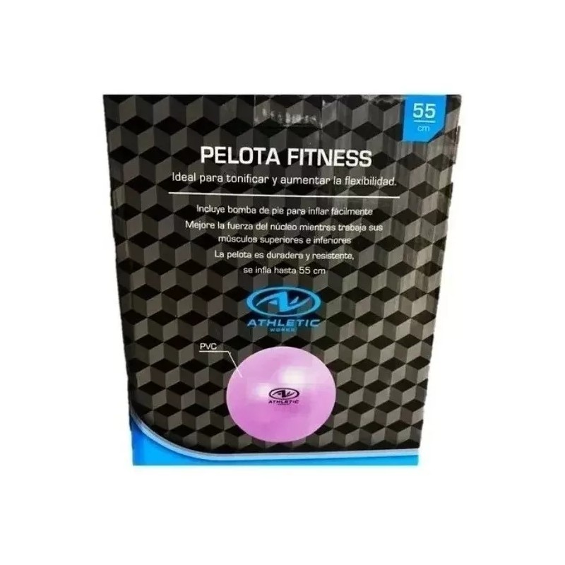 Athletic Works Pelota Fitness Entrenamiento Yoga Pilates 55cm