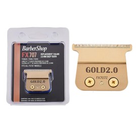 FX707Z Replacement DLC 2.0 Trimmer Blade Compatible with BaByliss FX787 & FX726 Trimmer,Compatible with BaByliss DLC 2.0 Trimmer Blade (Gold-001)