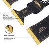 FEWELL 20PCS Titanium Oscillating Saw Blades, Universal Multitool Blades for