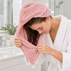 Absorbent Hair Towel Wrap for Wet Hair – Button Closure