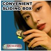 QUALIALL Travel Floss Picks Case, Mini Sealed Sliding Box, 10