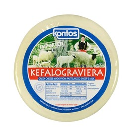 Generic Kefalograviera Cheese Kontos Approx 2.05-2.20 LB