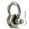 Heyous Detachable U Shaped Pulley with Large Size Long Screw