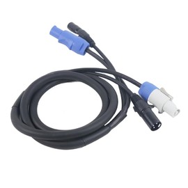 Byttlerom Powercon Cable Combination of Powercon Plug and XLR Signal Line for Light Power Connection Signal Transit(A)