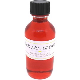 TCEShop Lick Me All Over Scented Body Oil Fragrance [Regular Cap - Red - 2 oz.] - ID#3797