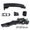 NIYATA Left Side Sliding Exterior Door Handle Holder with Cable